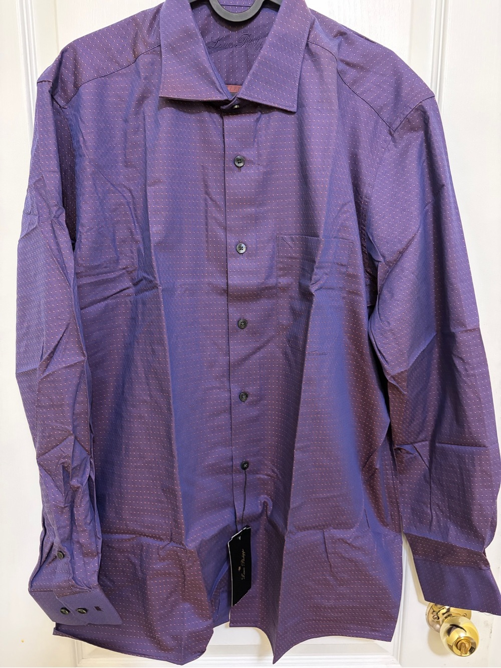 Men’s Purple Dress Shirt US 16.5in neck | Button Down Formal Office Shirt NWT